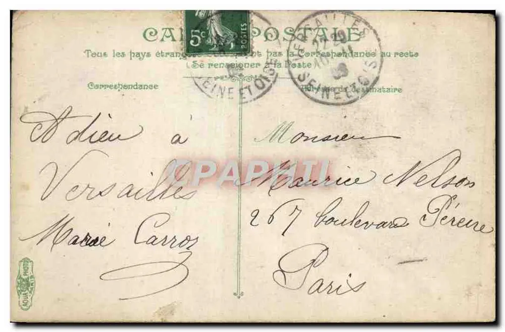 Versailles - Parc du Petit Trianon - Maison de la Reine — L.V. & Co. - Verso