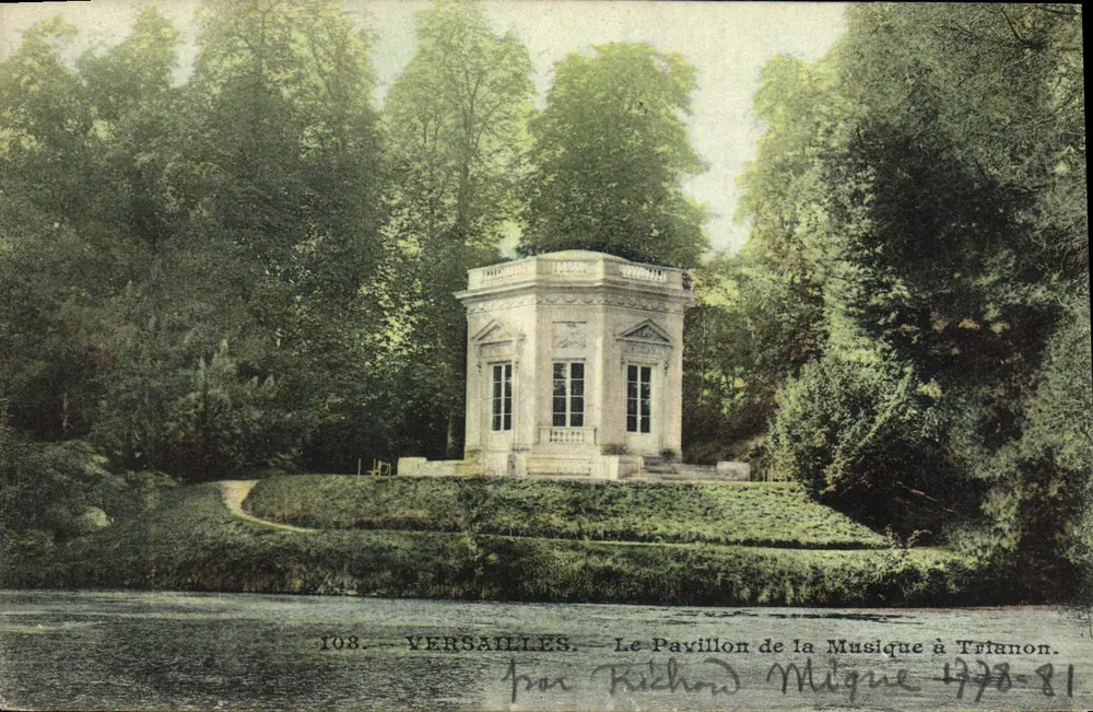 Versailles — Das Musikpavillon in Trianon — Verlag Richard Mique, n° 108 - Vorderseite
