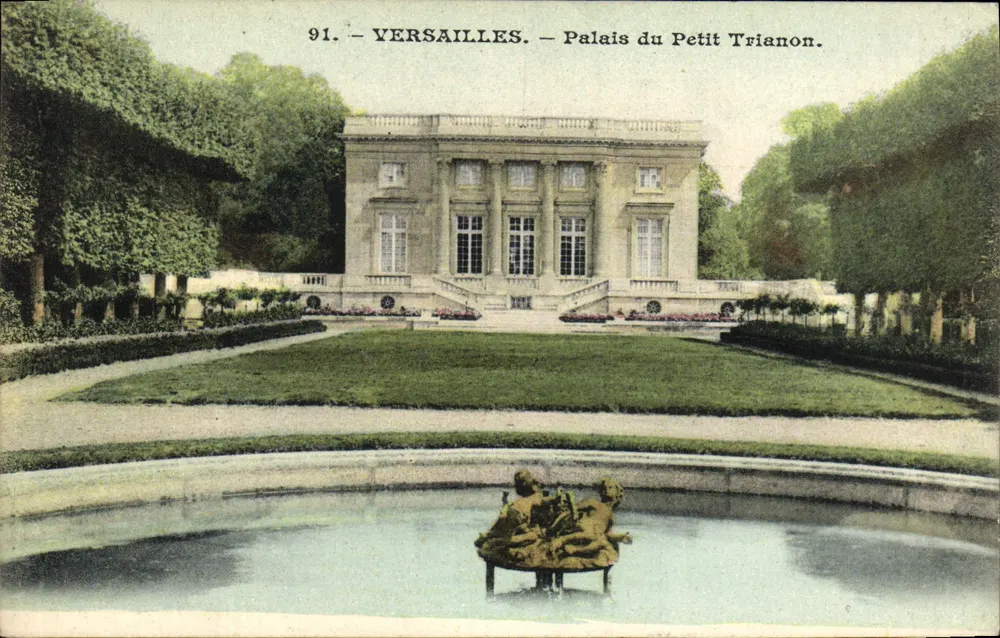 Versalhes — Palácio do Petit Trianon — editor A. Bourdier, n° 91 - Frente