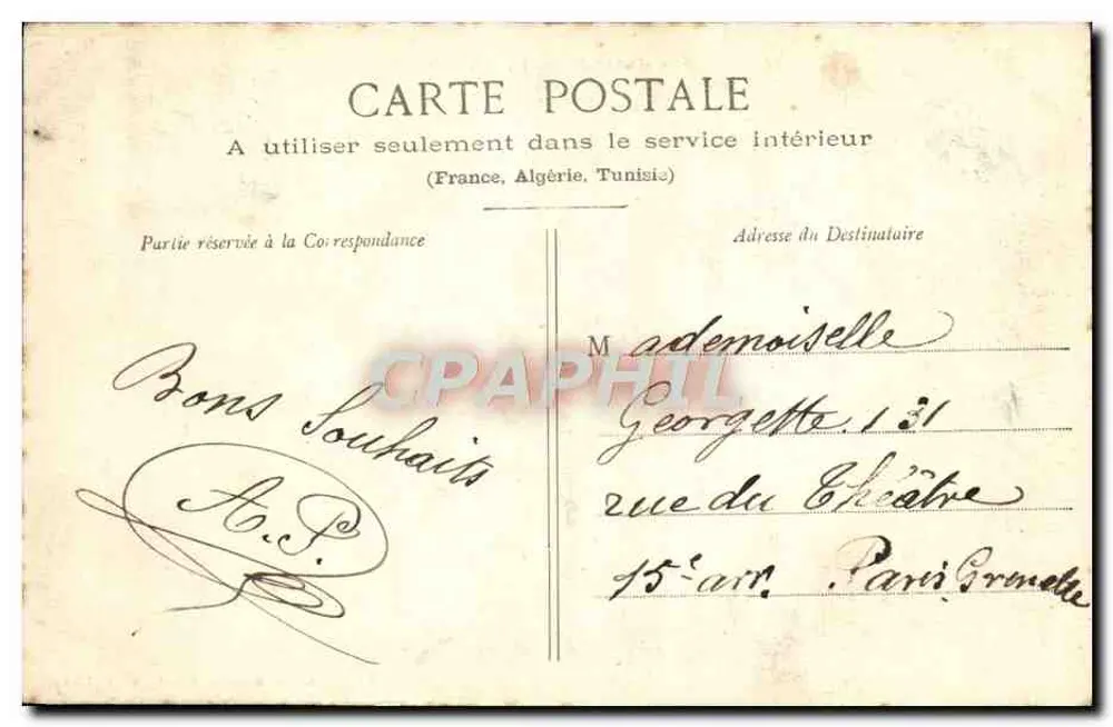 Les Granges-le-Roi - Hauptstraße — Verleger Lah A. Boulroue, Douardan (Seine-et-Oise) - Rückseite