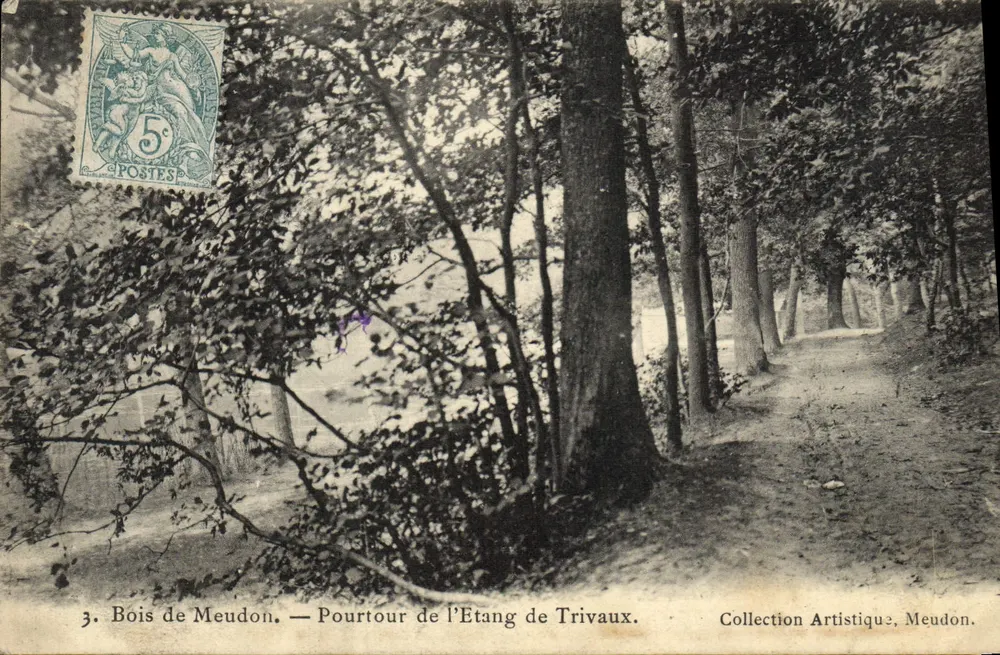 Wälder von Meudon — Umgebung des Trivaux-See — Künstlerische Sammlung, Meudon - Vorderseite