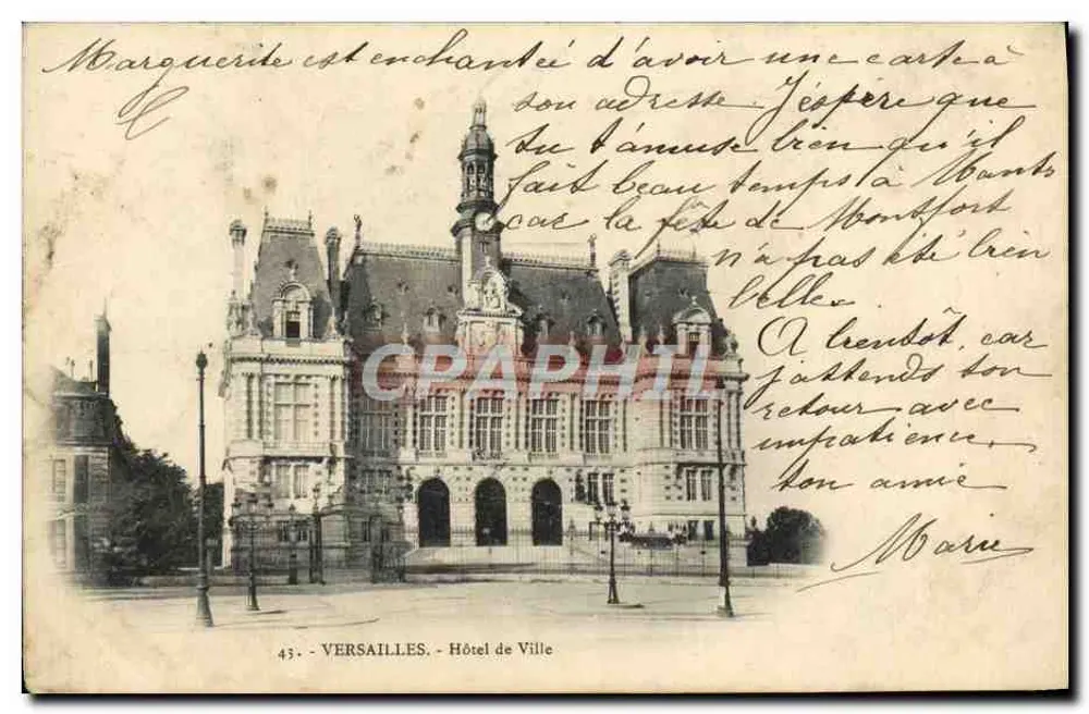 Versailles - Hotel de Ville — n° 43 - Frente