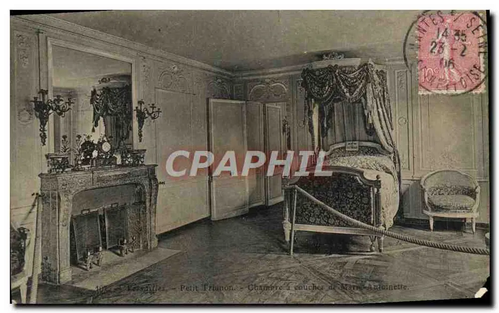 Versailles - Petit Trianon - Schlafzimmer von Marie-Antoinette - Vorderseite