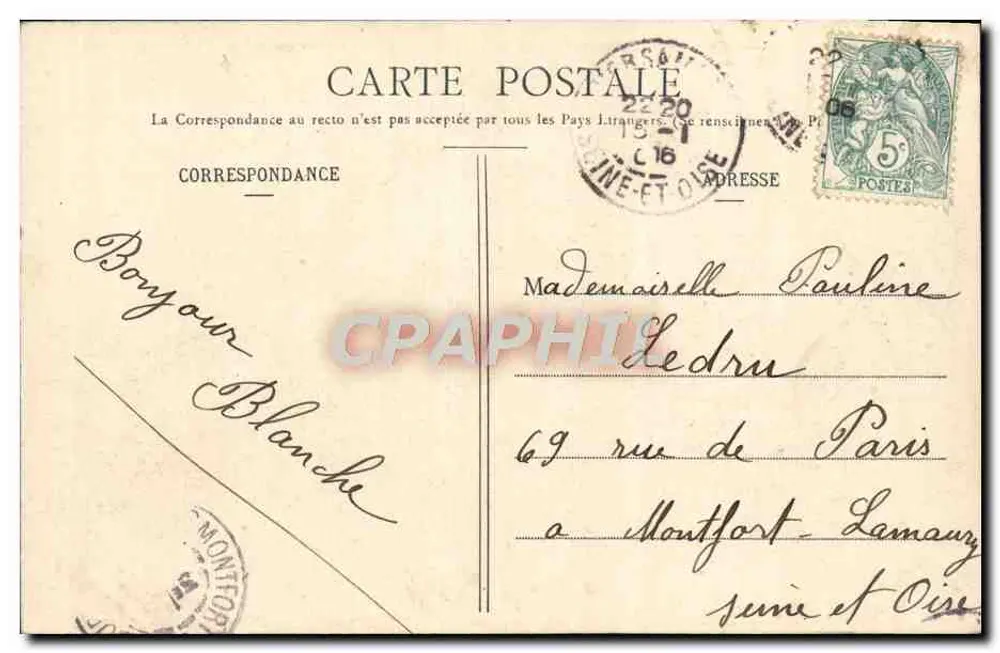 Versailles - Parc de Trianon - Temple do Amor - Immel, editor, n°87 - Verso