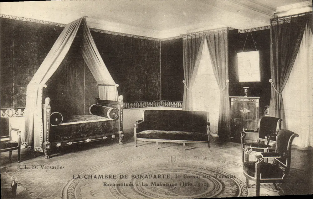 Napoleons Zimmer, Erster Konsul an den Tuilerien — Rekonstruiert in La Malmaison (Juni 1907) — E. L. B. Versailles - Vorderseite