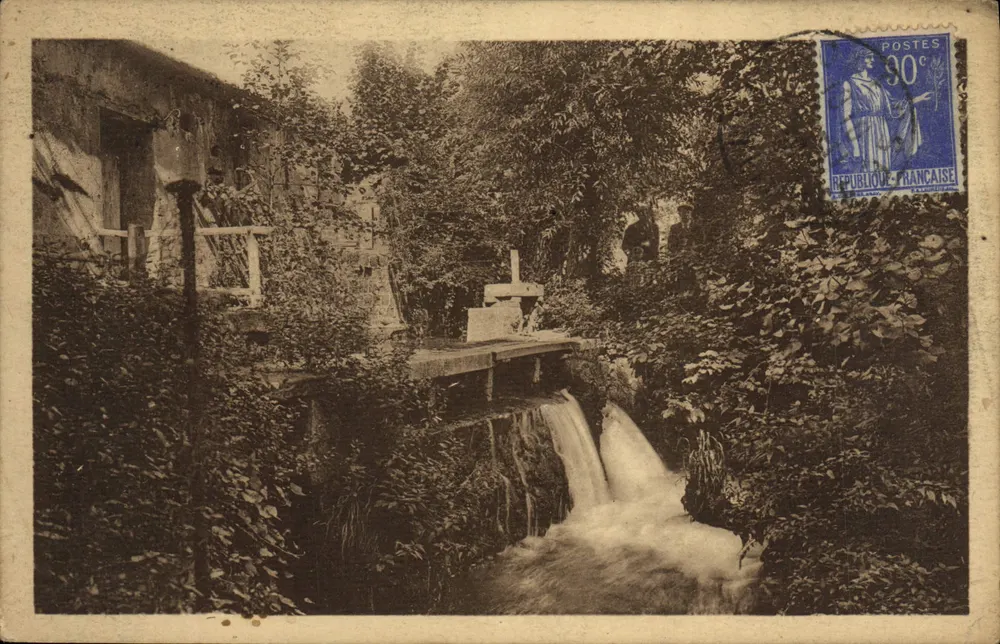 Der Wasserfall der Groux-Fluss — GARGES-les-GONESSE (S.-et-O.) — Edition J. F. Rouguy - Vorderseite