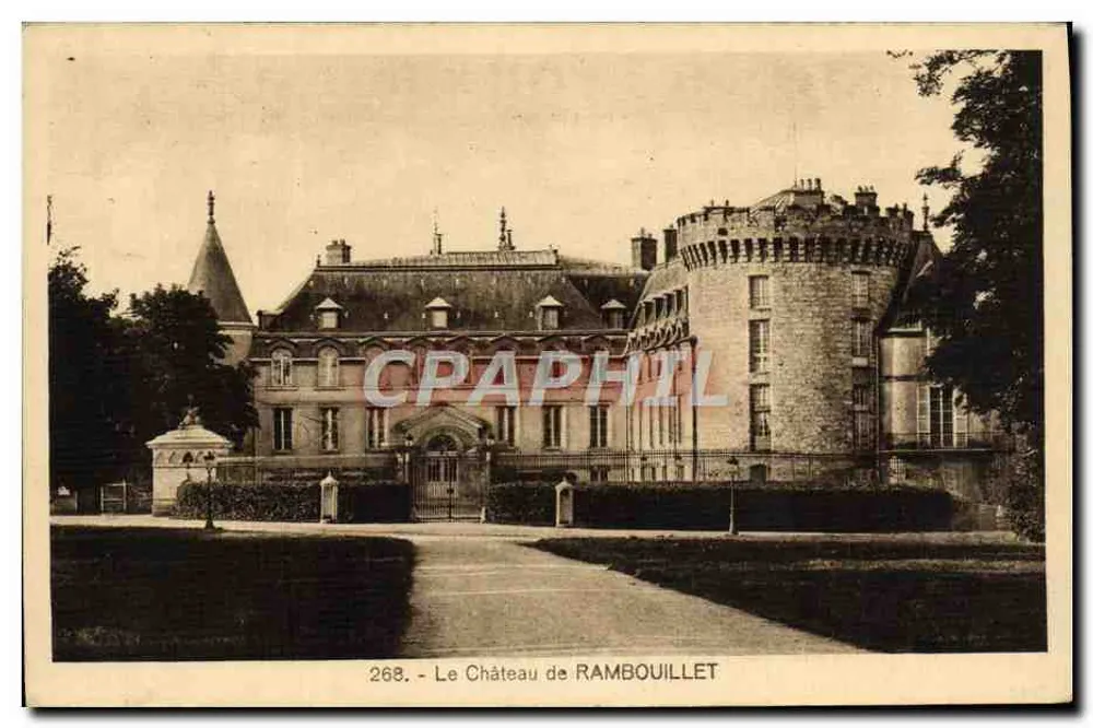 O Castelo de RAMBOUILLET — n°268 - Frente