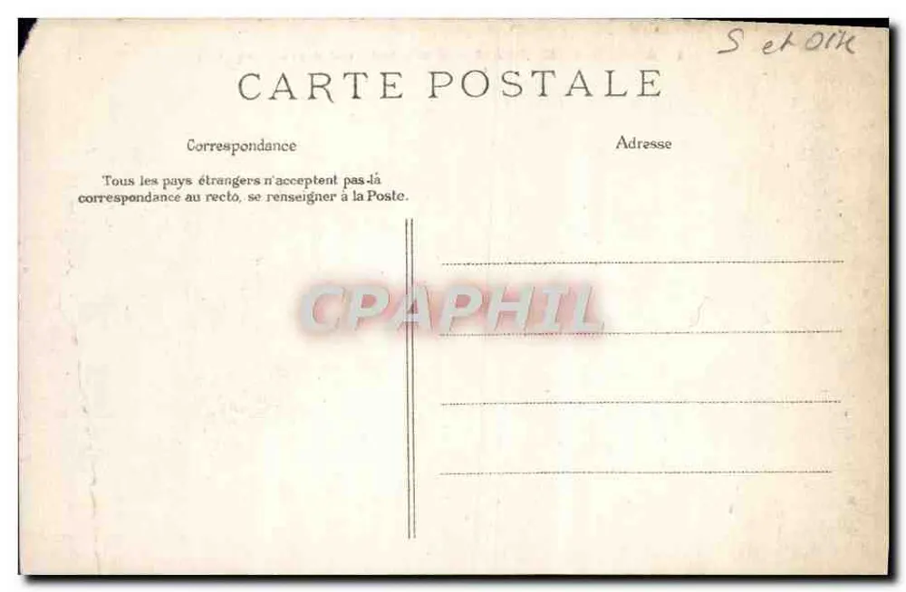 Enghien-les-Bains — Spaziergang am kleinen See — C. L. C. - Rückseite