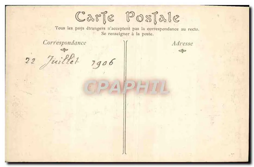 Saint-Germain-en-Laye — O Castelo — Editor desconhecido, n° 10 - Verso