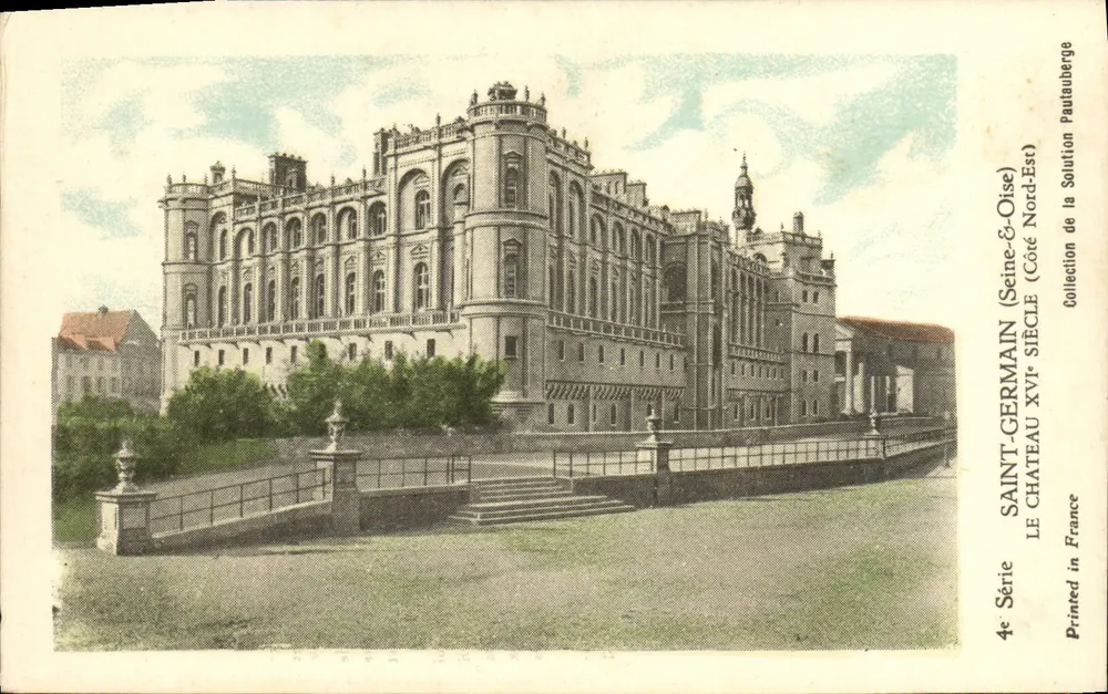 Saint-Germain-en-Laye — O castelo do século XVI — Coleção da Solution Paultauberge - Frente