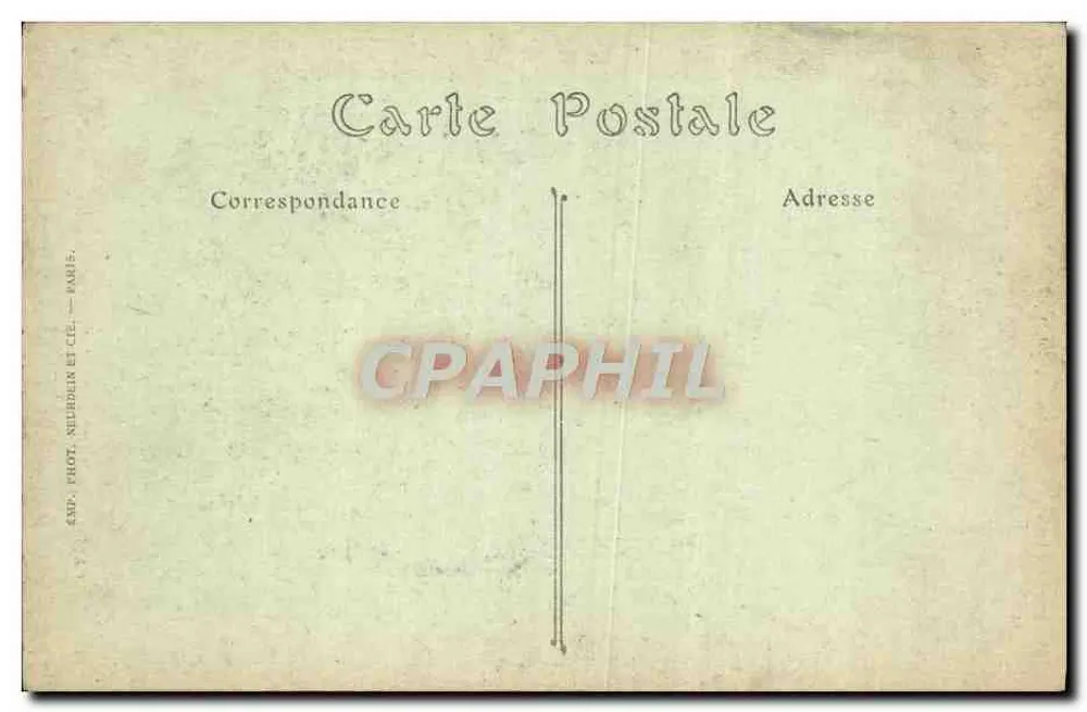 Kasteel van SAINT-GERMAIN (16e eeuw) — La Cour — ND. Phol. - Achterkant