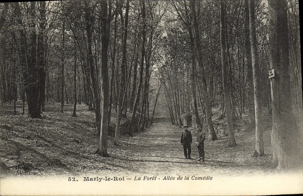 Marly-le-Roi — Der Wald - Avenue de la Comédie — L'Abeille, Asnières - Vorderseite