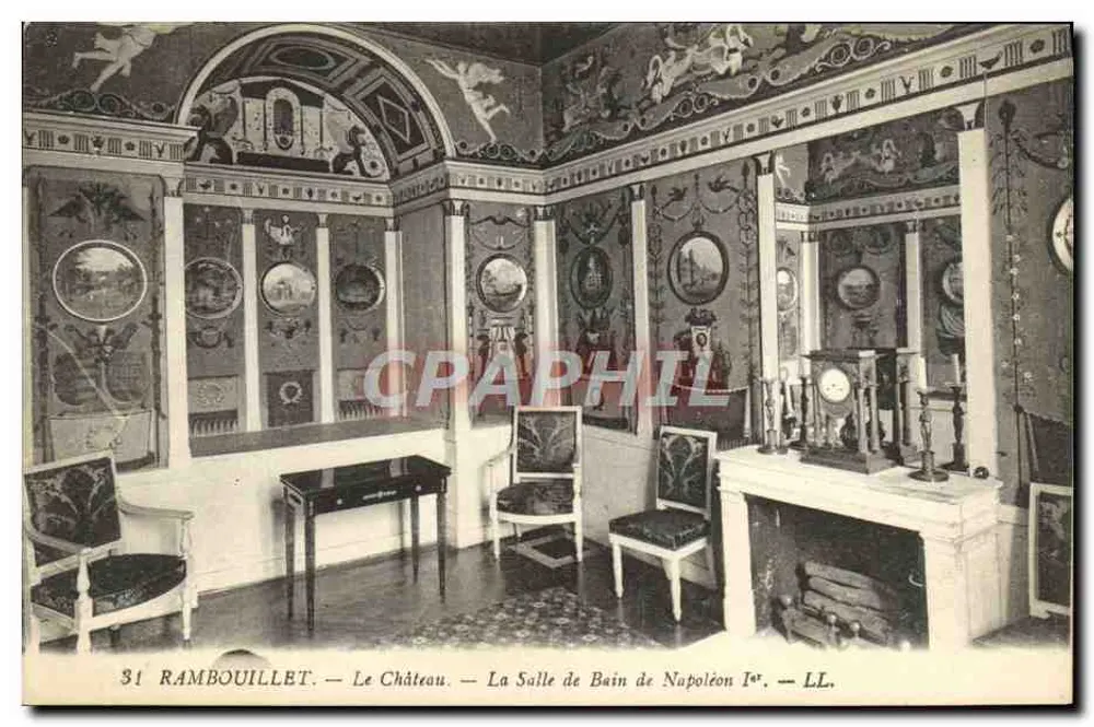 Rambouillet — Das Schloss — Das Badezimmer von Napoleon I — LL. - Vorderseite