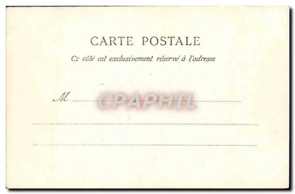 Castelo de Rambouillet — Entrada Principal (lado Norte) — A. BOURDON, Imp. Edil. Versailles - Verso