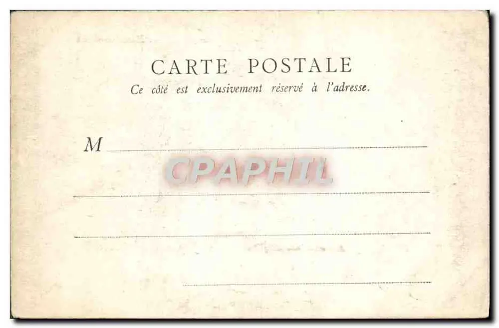 Avenida dos Ciprestes — Rambouillet — editor desconhecido, número de série não visível - Verso