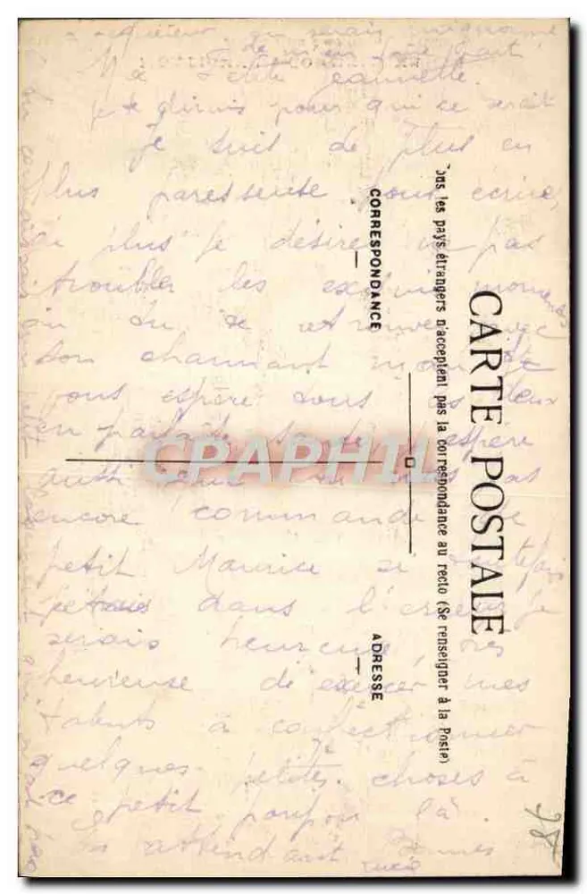 Montigny-les-Cormeilles — Allée des Soupirs — Edition Aubin, S.-et-O. - Rückseite