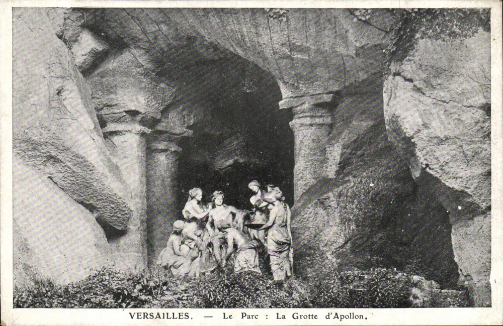 Versailles — O Parque: A Gruta de Apolo — Editor não visível - Frente