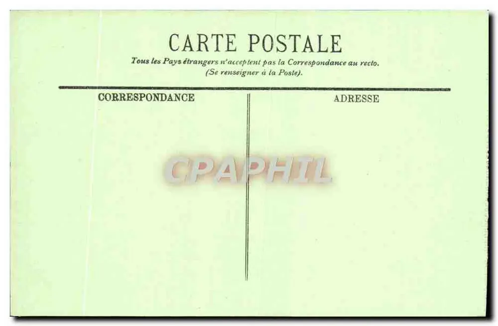 Rambouillet — O Castelo (lado Sul) — LL. - Verso