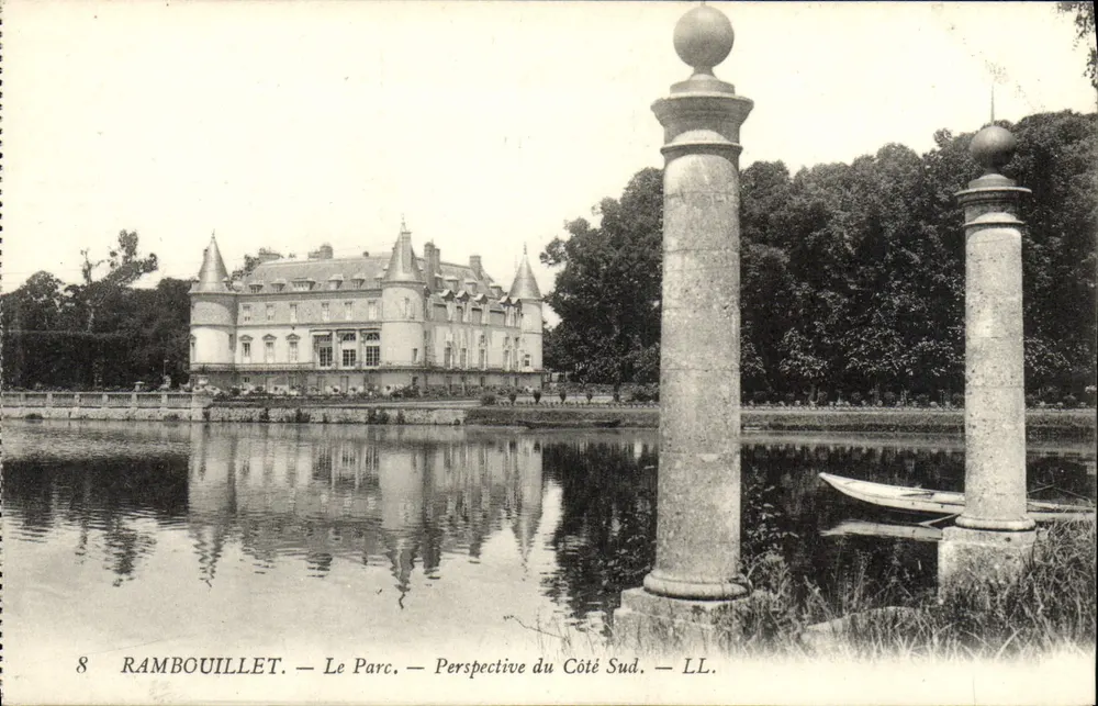 Rambouillet — O Parque — Perspectiva do Lado Sul — LL. - Frente