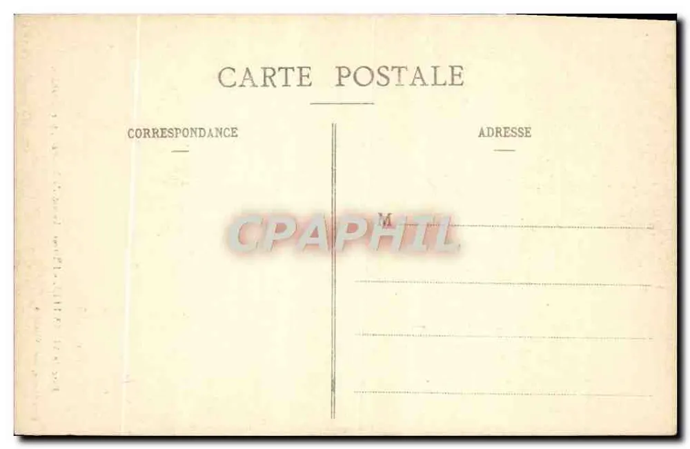Parque de VERSAILLES — O Inverno (bacia de Saturno), por Girardon — edição Mme Moreau, Versailles - Verso