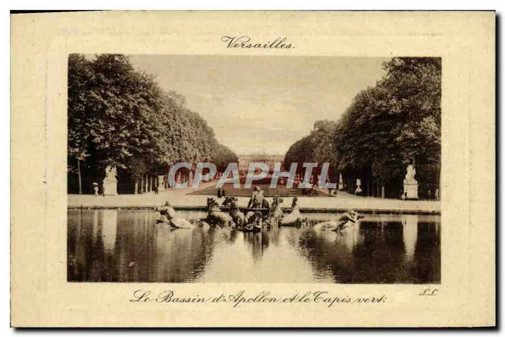 Versailles — Der Apollo-Becken und Der Grünere Capitell — L.L. - Vorderseite