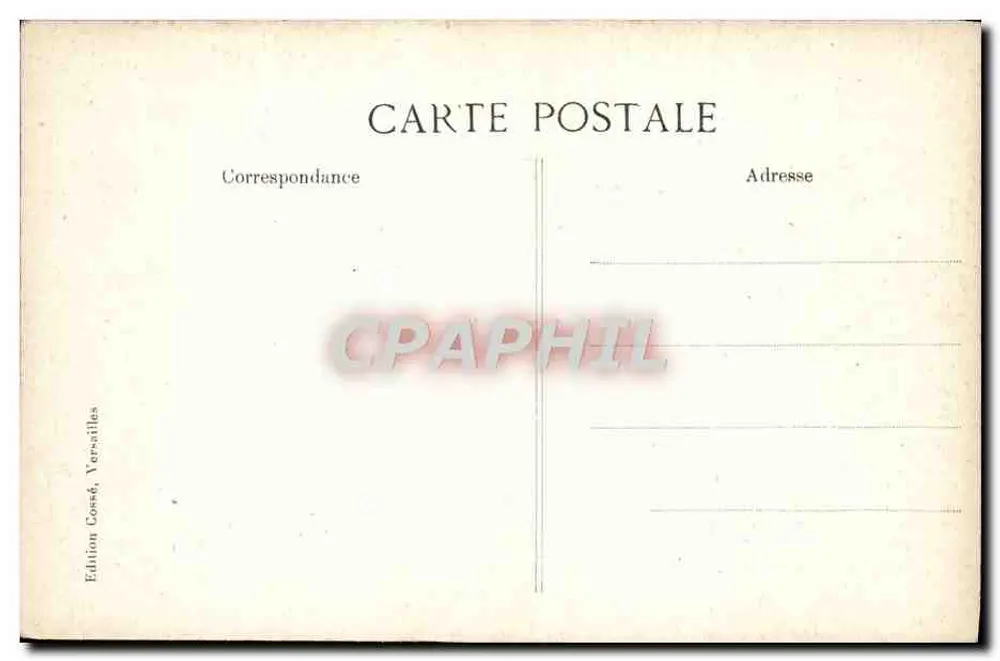 Versailles — Hameau du Petit Trianon — Tempel der Liebe — Edition Cossé - Rückseite