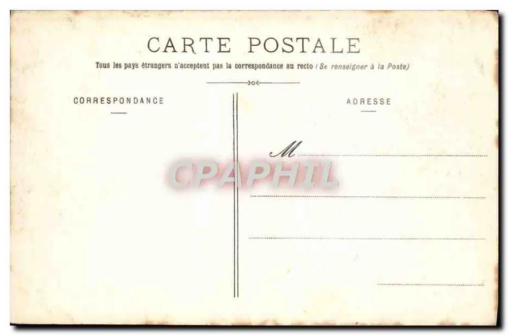 Versailles - Hamlet von Marie-Antoinette - Wachhäuschen — Mme Moreau, Verlag, Versailles, Nr. 9 - Rückseite