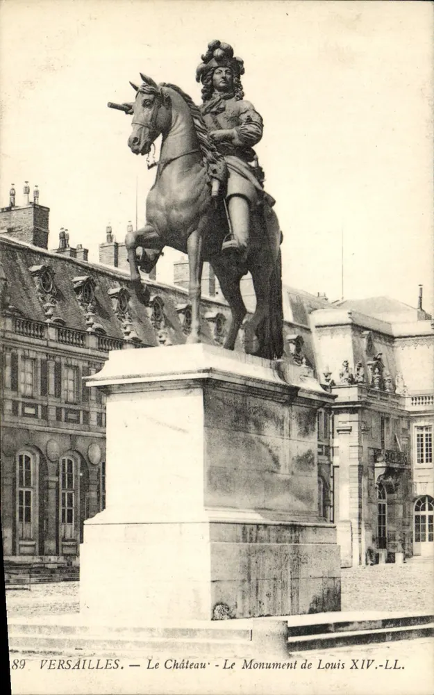 Versailles — Das Schloss — Das Denkmal von Ludwig XIV — LL. — Nr. 89 - Vorderseite