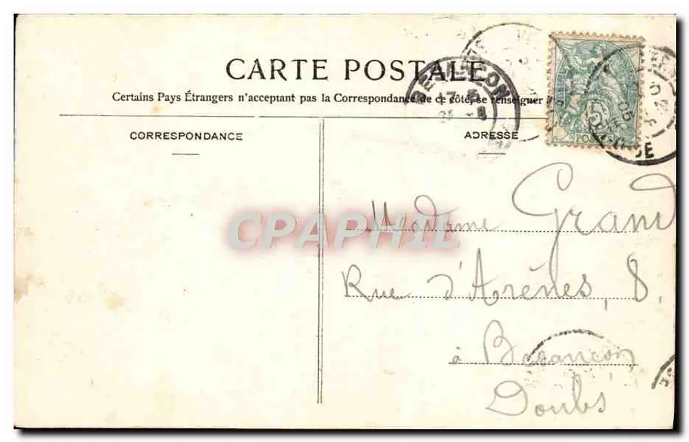 Versailles — Vista geral do Castelo — O. Béomar, n° 167 - Verso