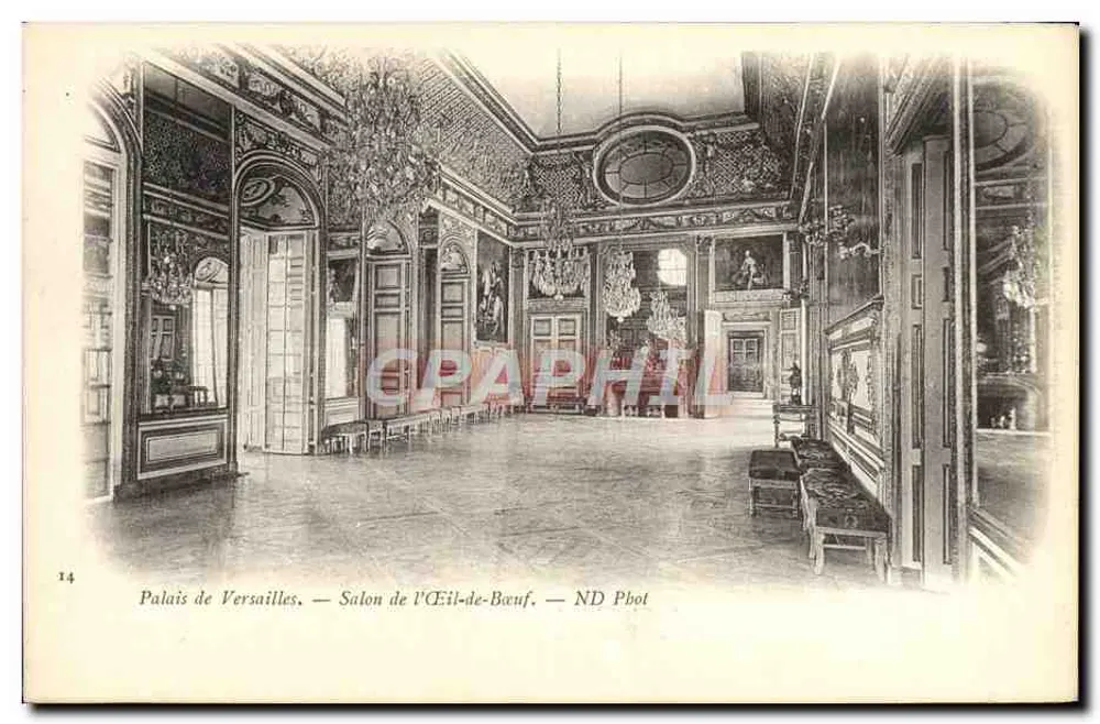 Palácio de Versalhes — Salão do Olho de Boi — ND Pbot - Frente
