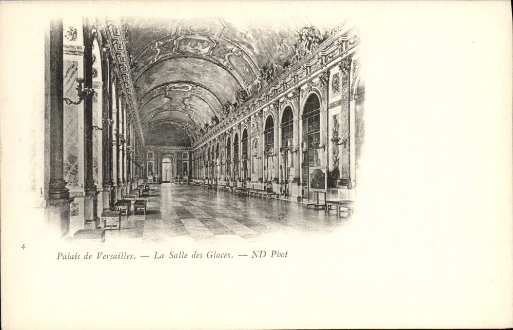 Schloss Versailles — Galerie der Spiegel — ND Phot - Vorderseite
