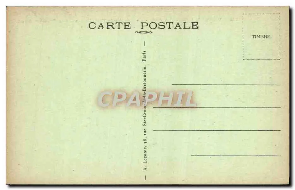 Versailles — Der Park — Der Obelisken-See — Die Großen Wasserfälle — A.L. — Nr. 156 - Rückseite