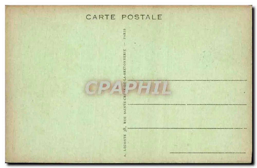 Versailles (Park) — Bassin des Tierkämpfe — Verlag A.L., Nr. 149 - Rückseite