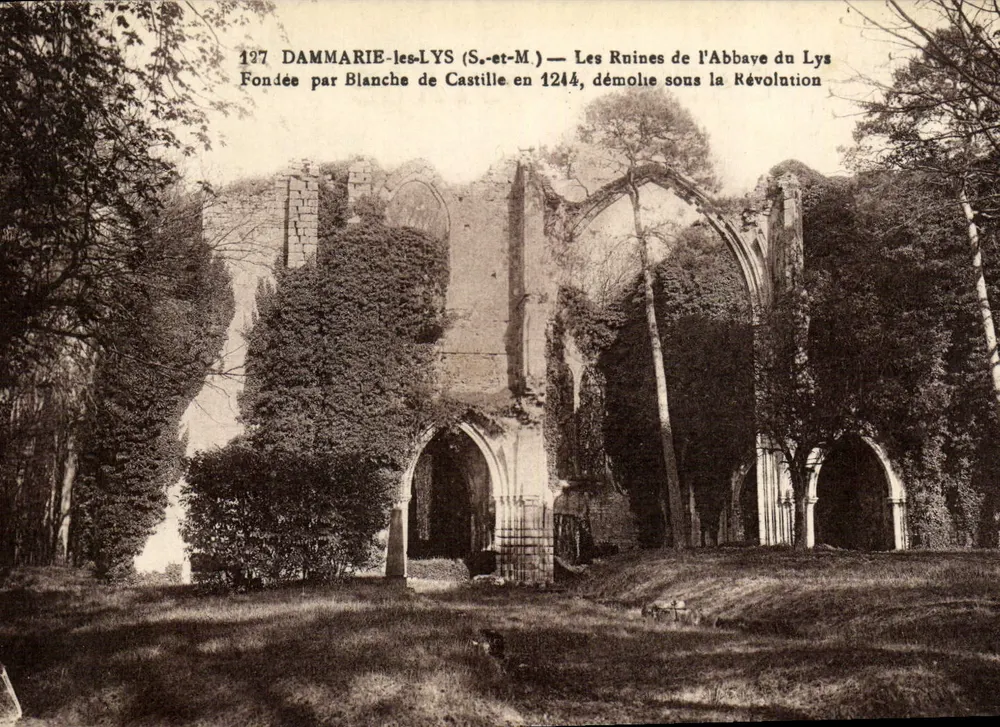DAMMARIE-les-LYS (S.-et-M.) — Ruinen der Abtei Lys — Gegründet von Blanche von Castilien im Jahr 1244, zerstört während der Revolution - Vorderseite