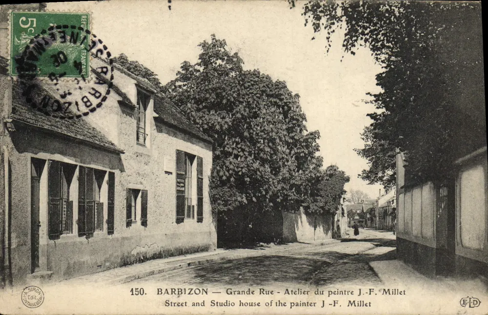Barbizon — Grande Rue — Atelier des Malers J.-F. Millet - Vorderseite