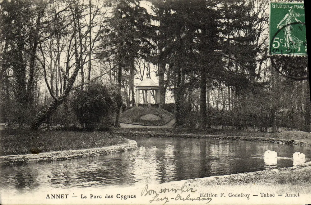 Annet — O Parque dos Cisnes — Edição F. Godefroy — Tabac — Annet - Frente