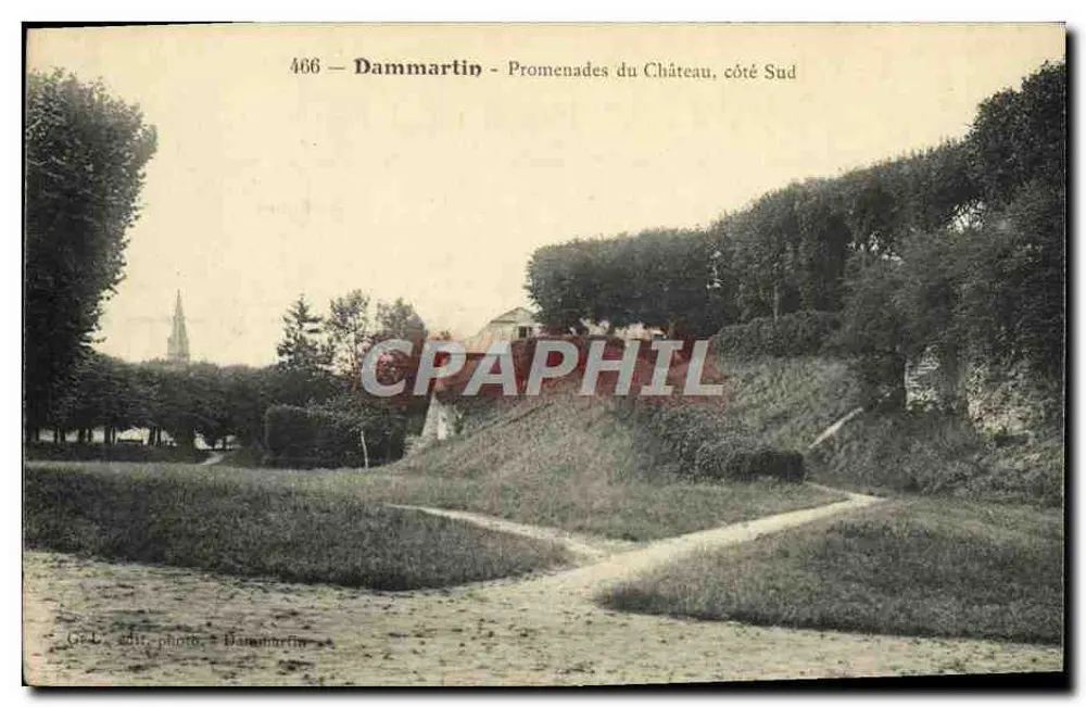 Dammartin — Schlosspromenaden, Südseite — G.C.L. Fotoverlag — Dammartin, n° 466 - Vorderseite