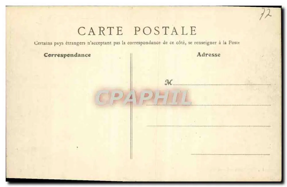Dammartin — Schlosspromenaden, Südseite — G.C.L. Fotoverlag — Dammartin, n° 466 - Rückseite