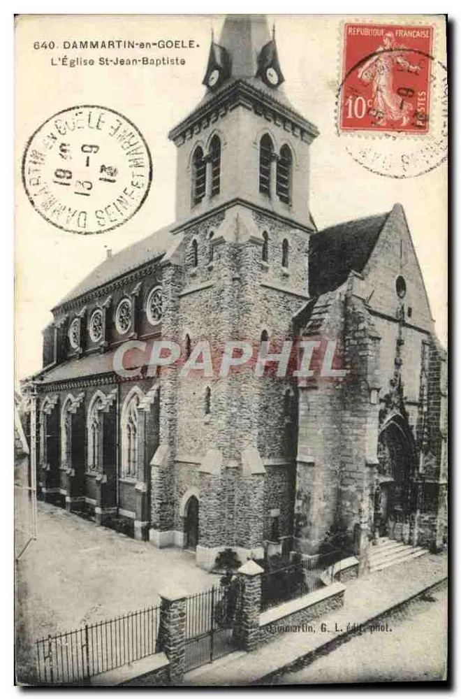 Dammartin-en-Goele — Kirche Saint-Jean-Baptiste — G. L. Verlag phot. - Vorderseite