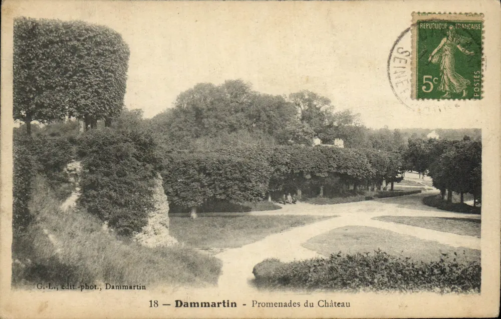 Dammartin - Promenaden des Schlosses — G.-L., Verlag-Fotograf, Dammartin - Vorderseite