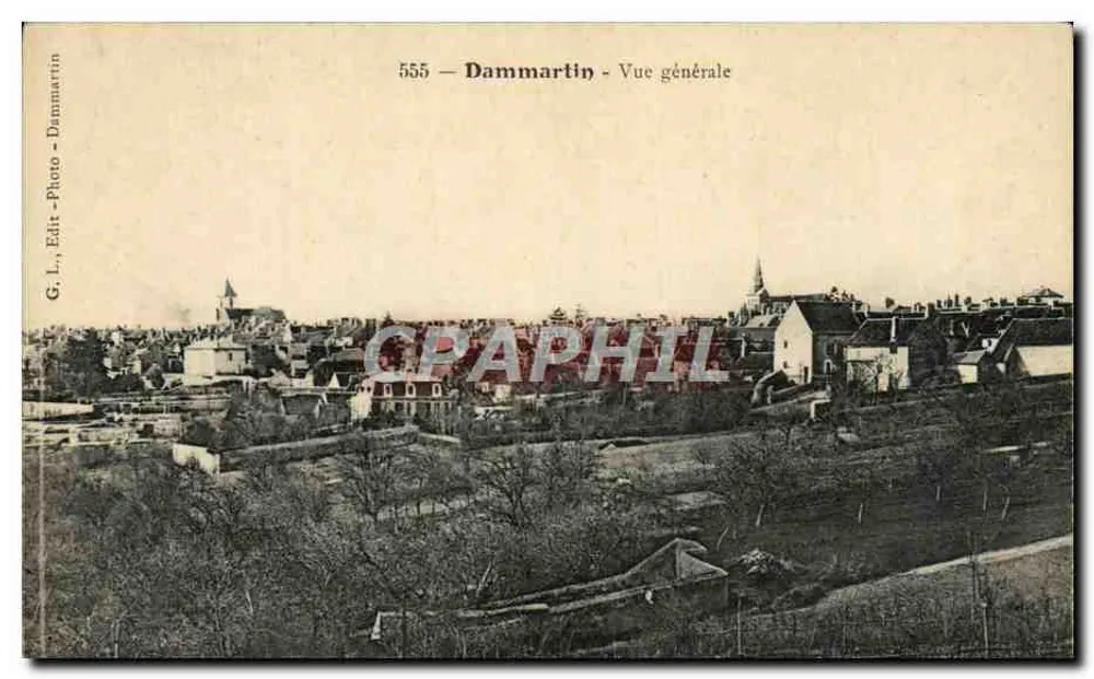 Dammartin - Allgemeiner Blick — G. L., Verlag - Dammartin, Nr. 555 - Vorderseite