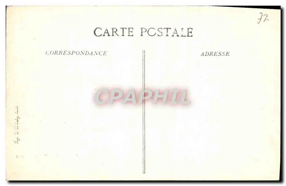 Wald von FONTAINEBLEAU — Grotte aux Cristaux - Rückseite