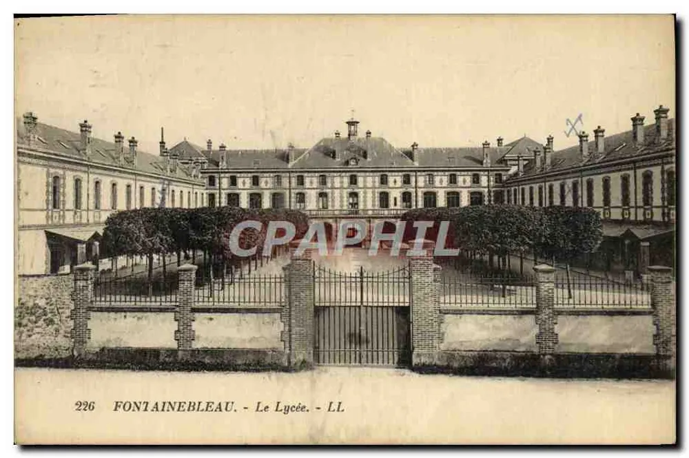 Fontainebleau - Liceum - LL - Awers