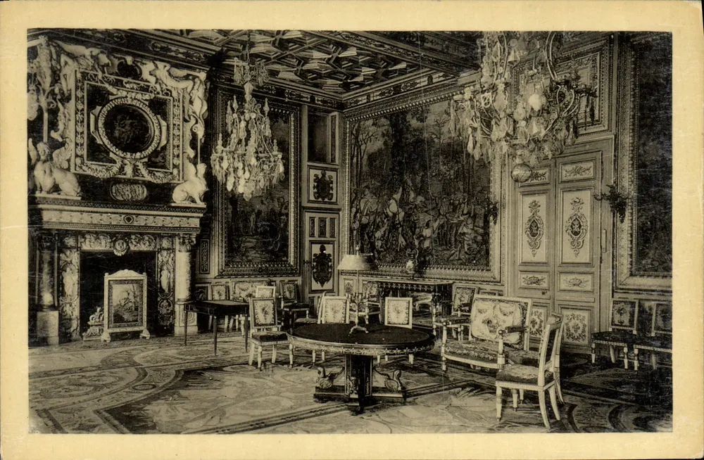 Schloss Fontainebleau — Salon François Ier — Édition des Musées Nationaux Nr. 16 - Vorderseite