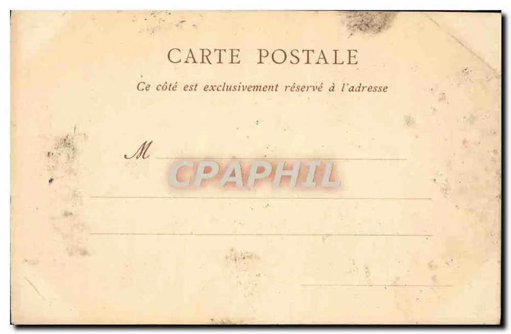 Forêt de Fontainebleau — La Mare de Franchard — ND Phot - Rückseite