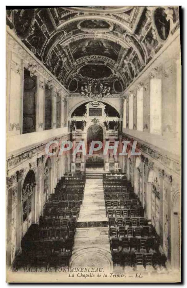 Palast von Fontainebleau — Die Kapelle der Dreifaltigkeit — LL. - Vorderseite