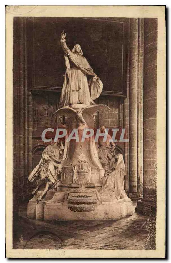 Statue der Jungfrau mit Kind — Kathedrale von Meaux — Verlag LL, Nr. 08 - Vorderseite