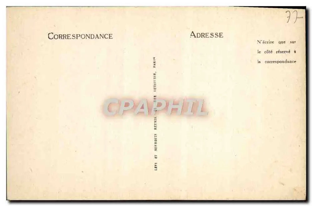 Fontainebleau — Die Place d'Armes, der Quartier Henri IV — LL - Rückseite