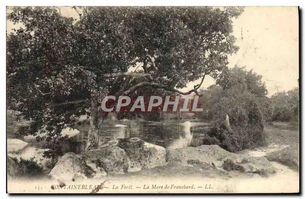 Fontainebleau — Die Wälder — La Mare de Francbard — LL. - Vorderseite