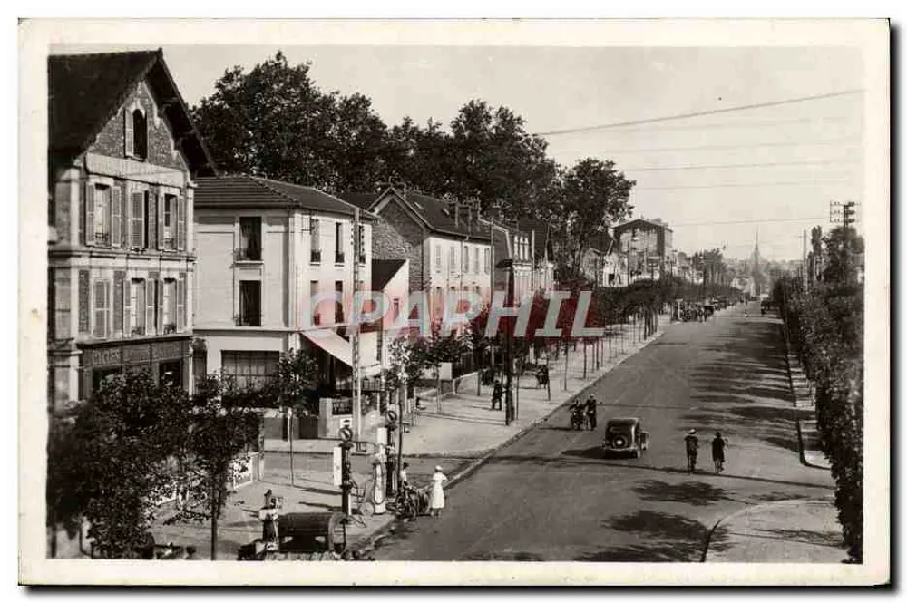 Ansicht der Straße Thiers in Melun — Verlag R. Gélois, Melun (S.-et-M.) - Vorderseite
